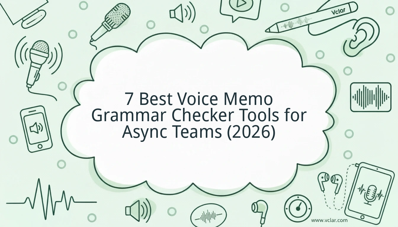 Best Voice Memo Grammar Checker Tools for Async Remote Teams