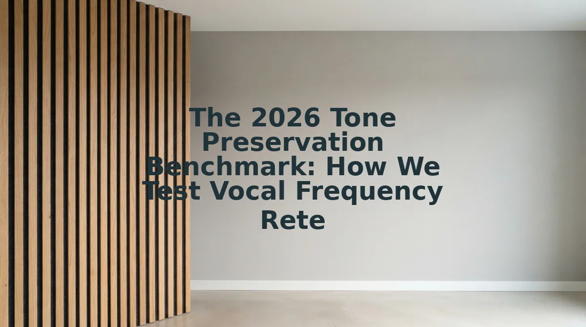 The 2026 Tone Preservation Benchmark: How We Test Vocal Frequency Retention