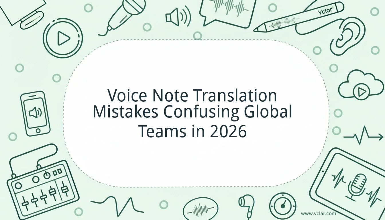 Voice Note Translation Mistakes That Confuse Global Teams