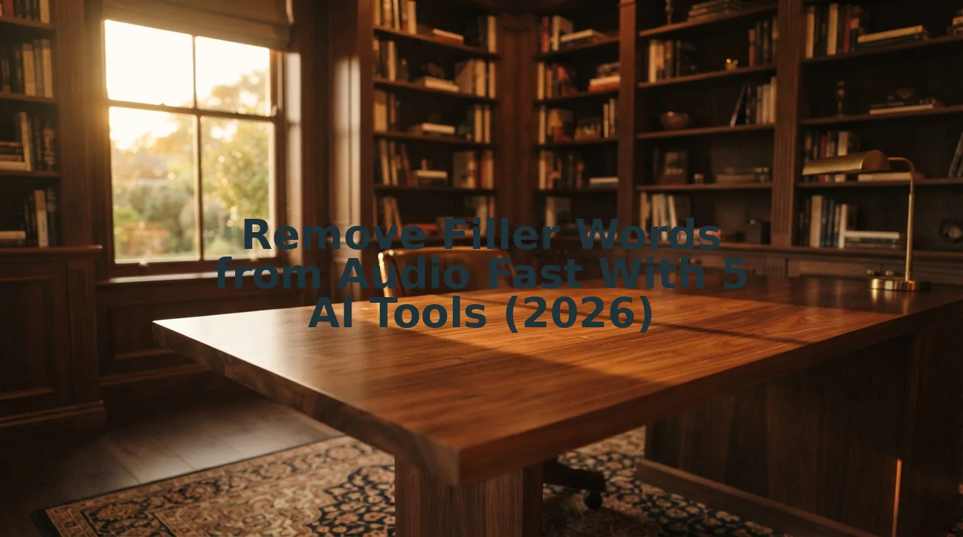 Remove Filler Words from Audio Voice Notes Fast