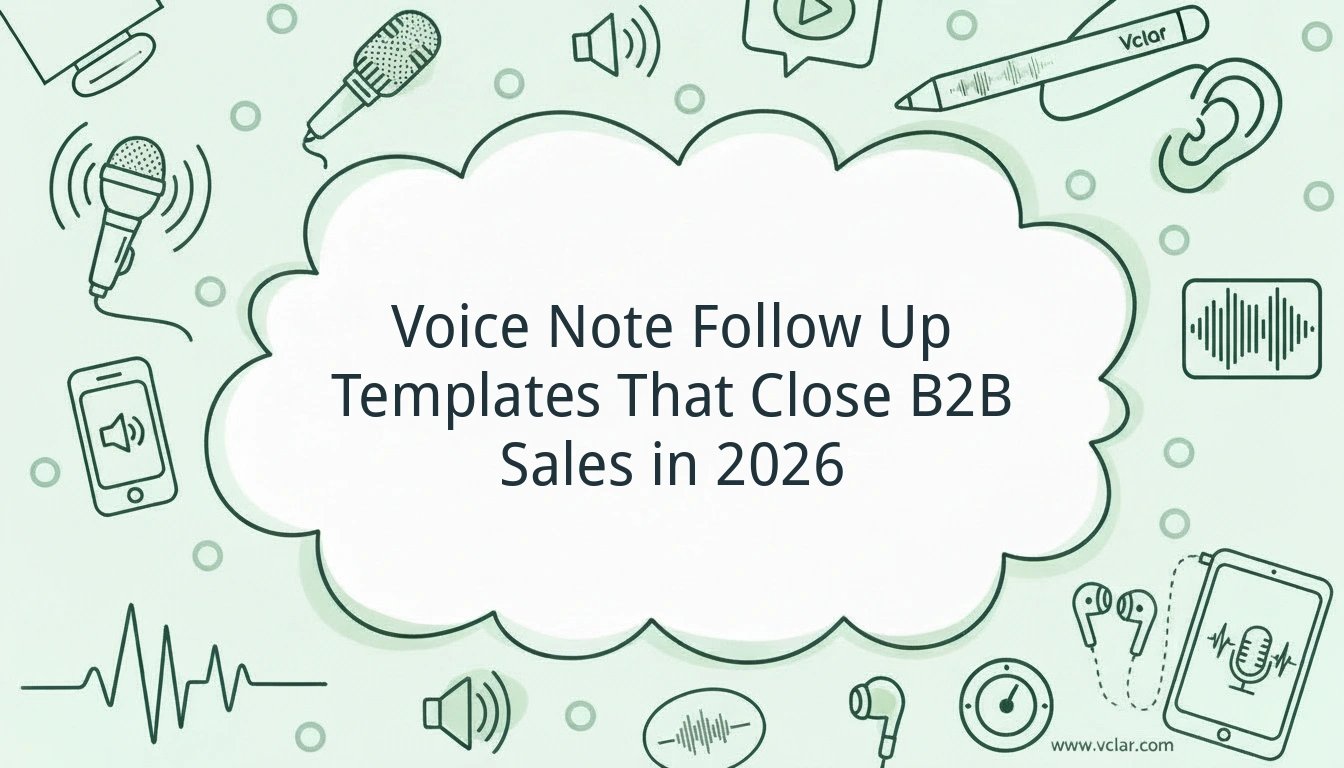 Voice Note Follow Up Templates for Modern Sales Teams