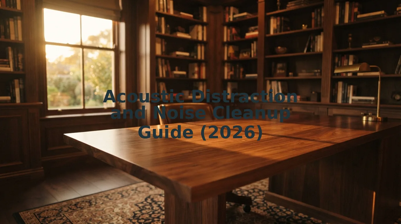 Acoustic Distraction and Noise Cleanup Explained