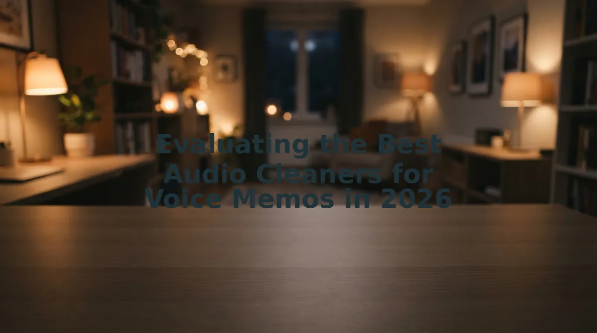 Evaluating the Best Audio Cleaners for Voice Memos in 2026