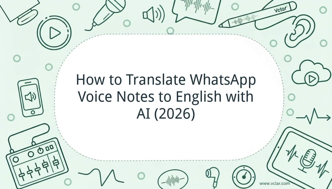 How to Translate WhatsApp Voice Notes to English with AI
