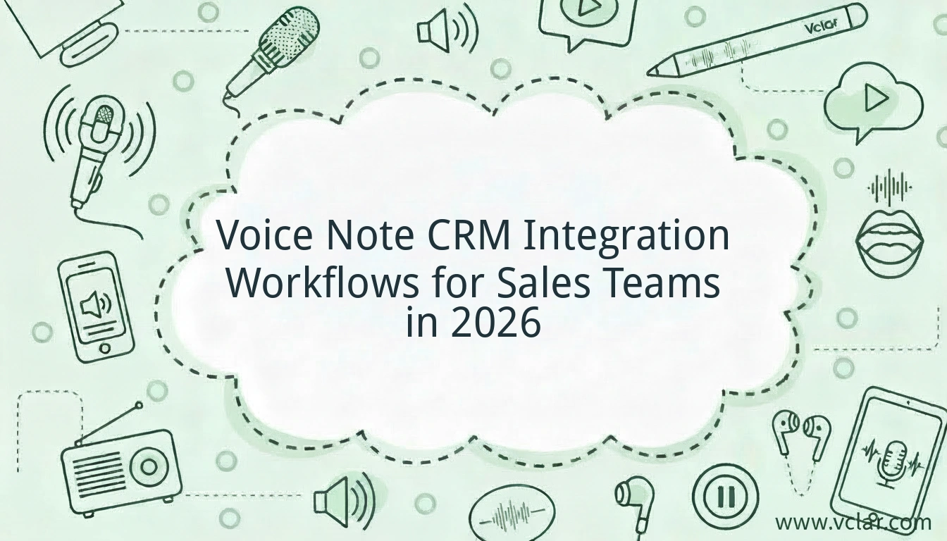 Voice Note CRM Integration Workflows for Sales Teams