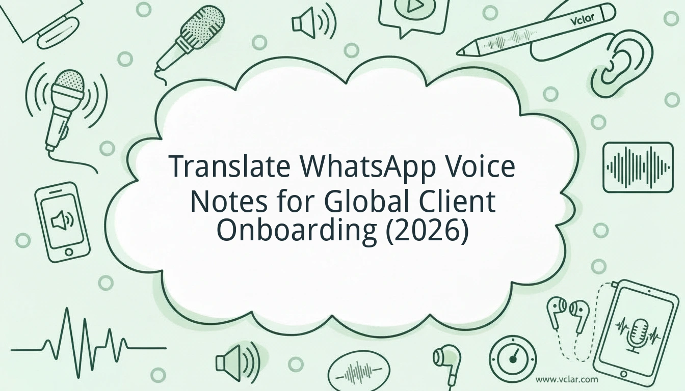 Translate WhatsApp Voice Notes for International Client Onboarding