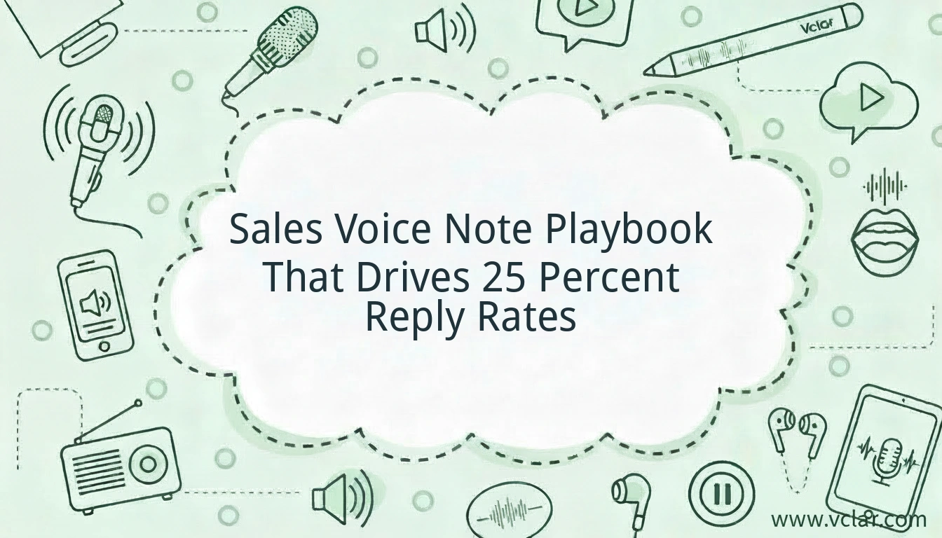 Sales Voice Note Playbook for Higher Reply Rates