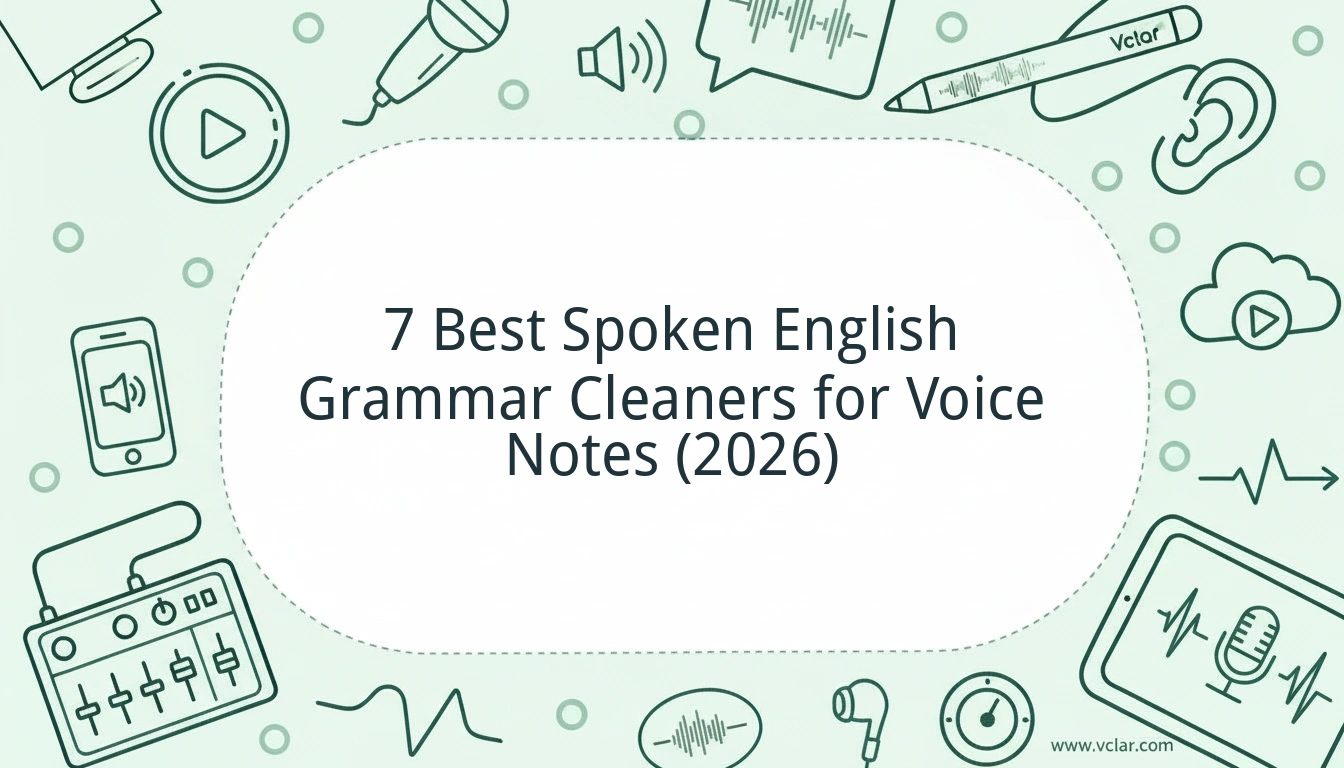 Best Spoken English Grammar Cleaners for Voice Notes