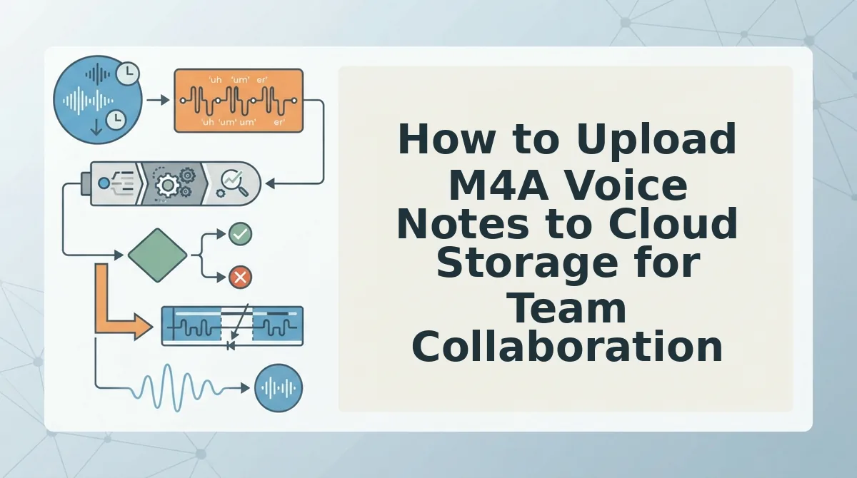 How to Upload M4A Voice Notes to Cloud Storage for Team Collaboration