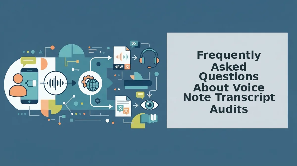Frequently Asked Questions About Voice Note Transcript Audits