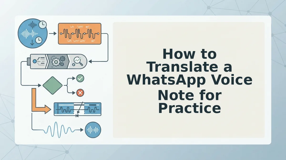 How to Translate a WhatsApp Voice Note for Practice