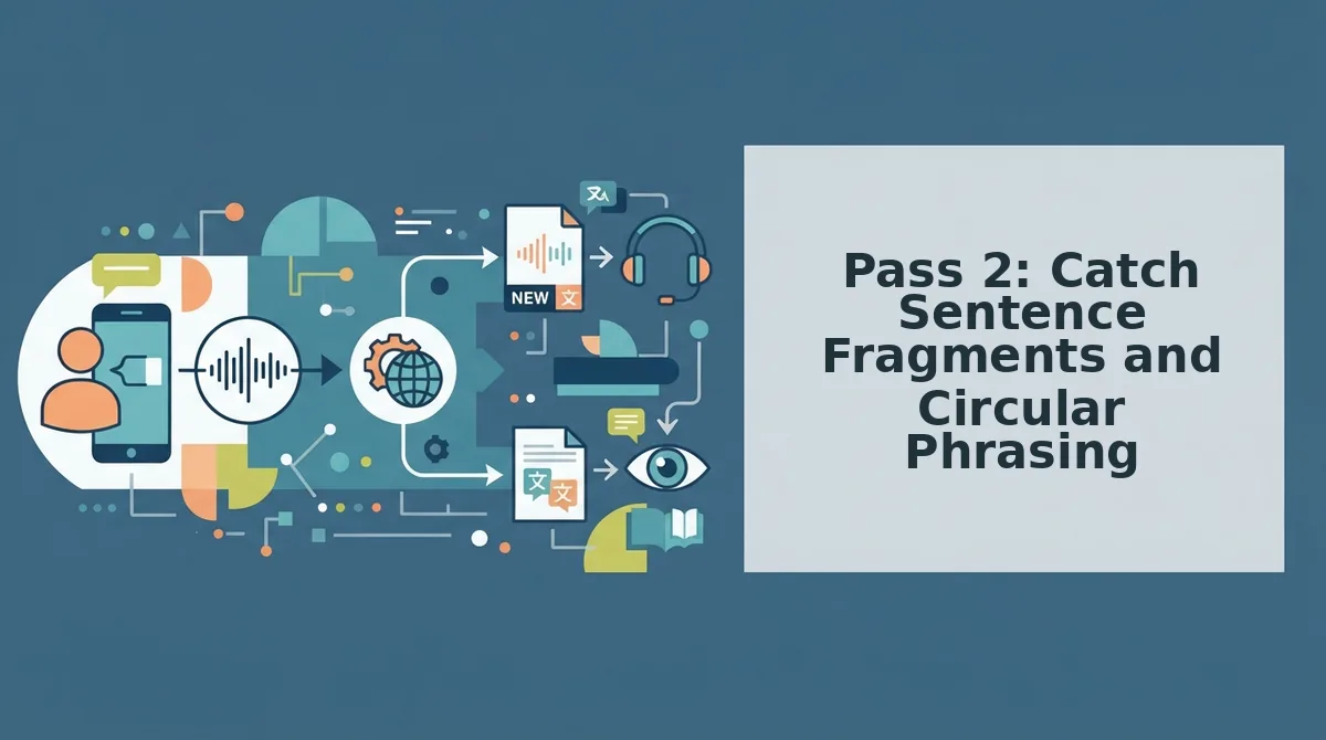 Pass 2: Catch Sentence Fragments and Circular Phrasing