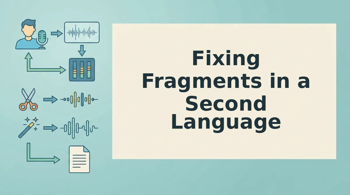 Fixing Fragments in a Second Language