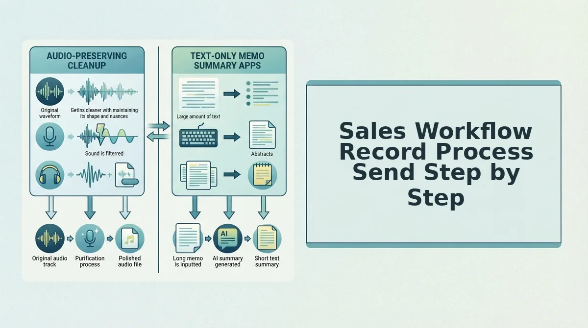 Sales Workflow Record Process Send Step by Step