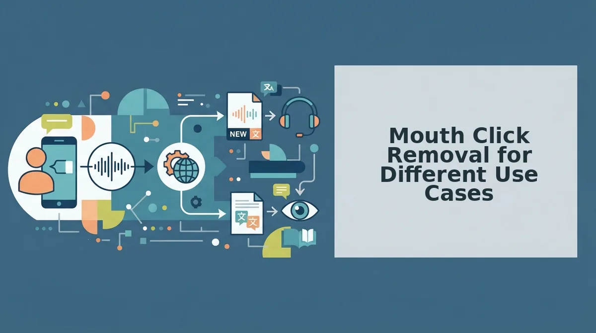 Mouth Click Removal for Different Use Cases