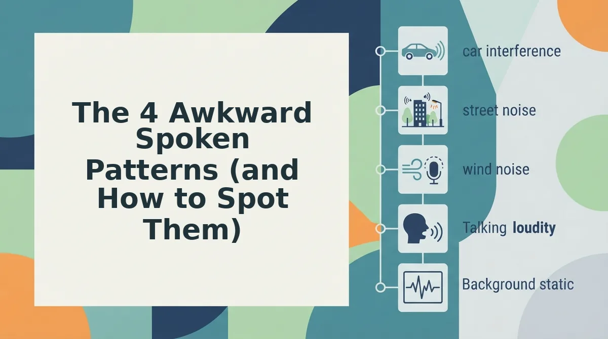 The 4 Awkward Spoken Patterns (and How to Spot Them)