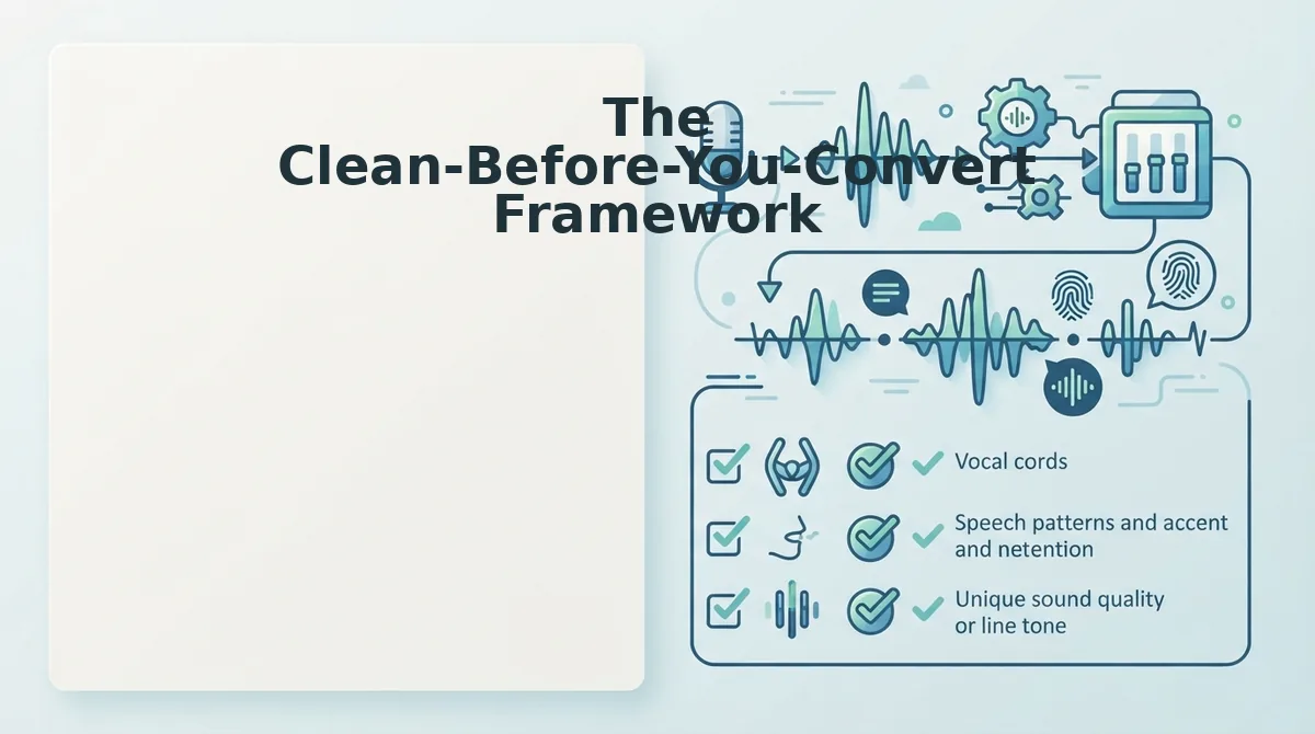 The Clean-Before-You-Convert Framework