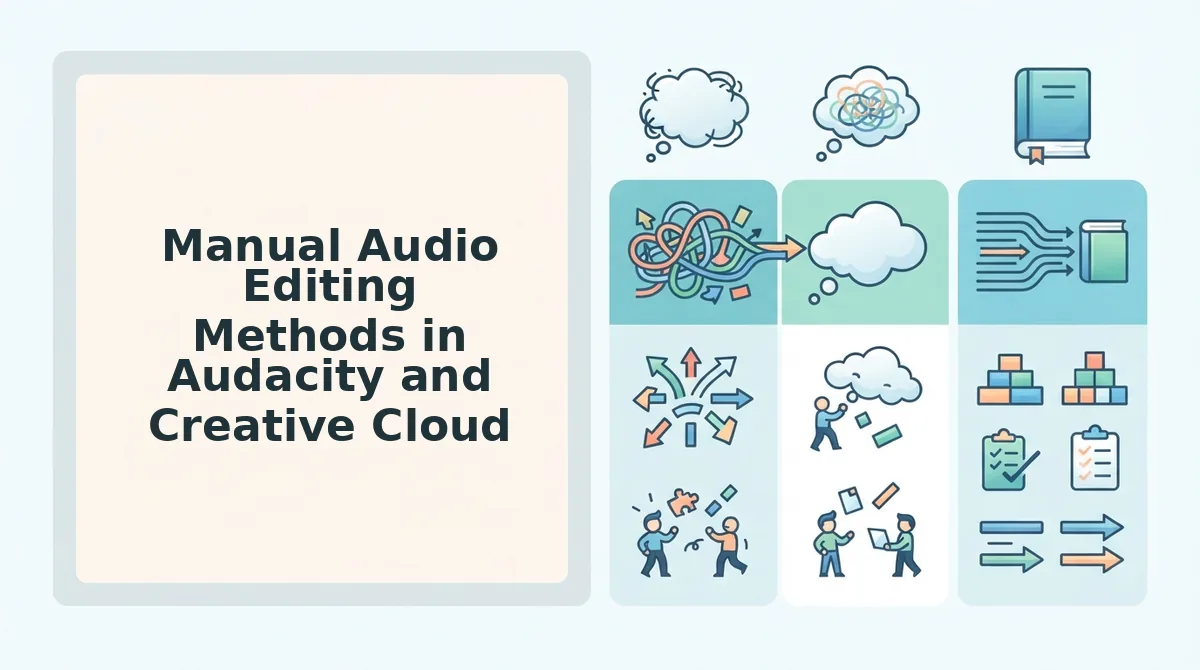 Manual Audio Editing Methods in Audacity and Creative Cloud