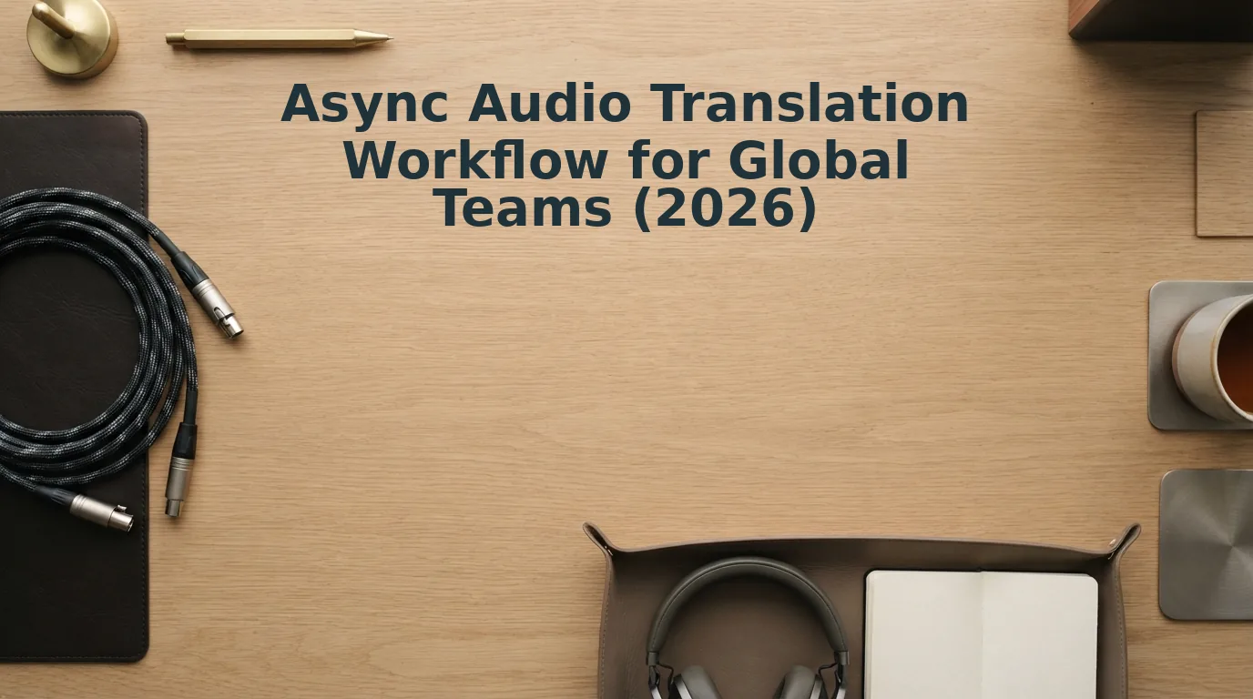 Async Audio Translation Workflow for Remote Founders