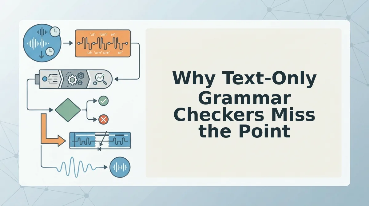 Why Text-Only Grammar Checkers Miss the Point