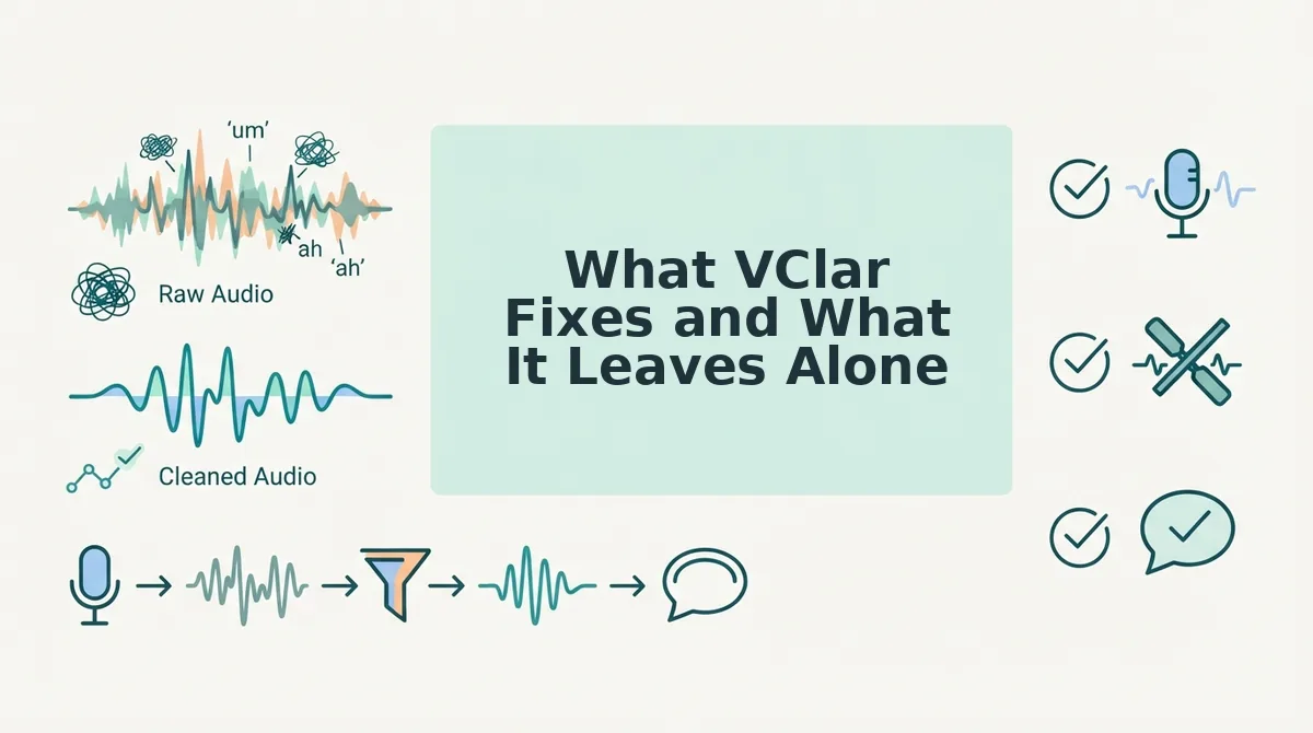 What VClar Fixes and What It Leaves Alone