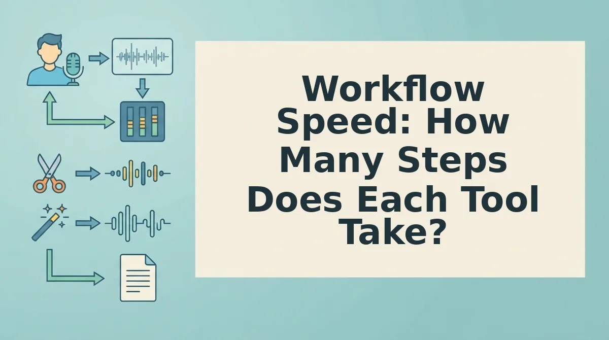 Workflow Speed: How Many Steps Does Each Tool Take?