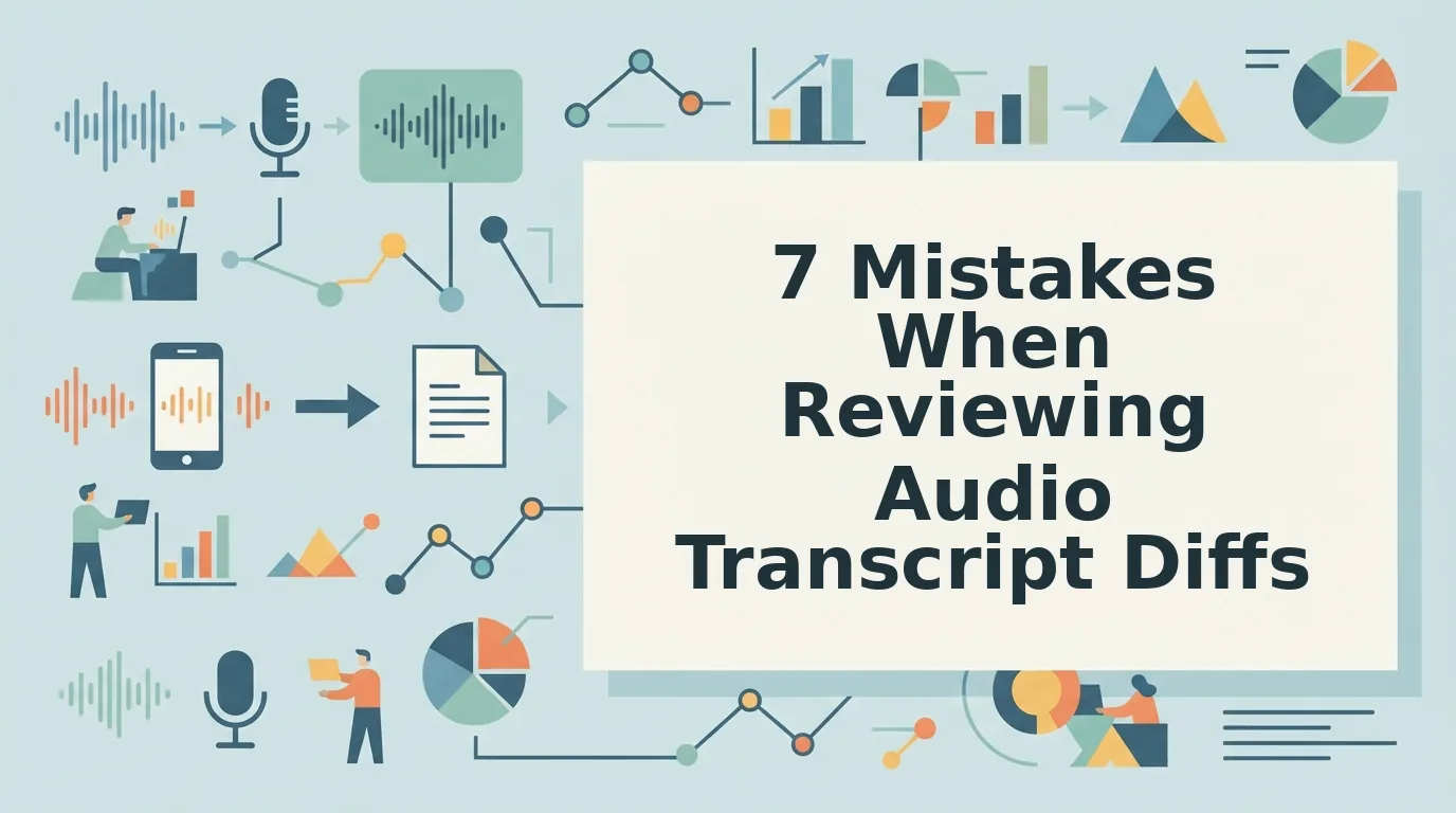 Mistakes When Reviewing Audio Transcript Diffs Daily