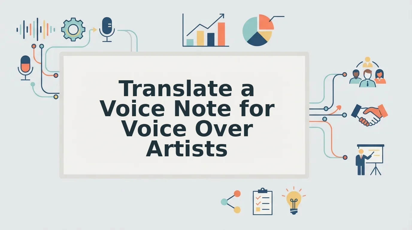 How to Translate a Voice Note for Voice Over Artists