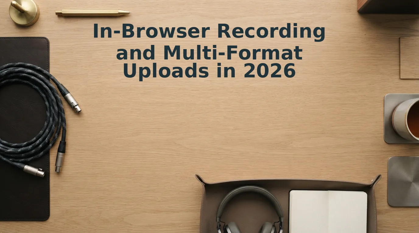 In-Browser Recording and Multi-Format Uploads Explained
