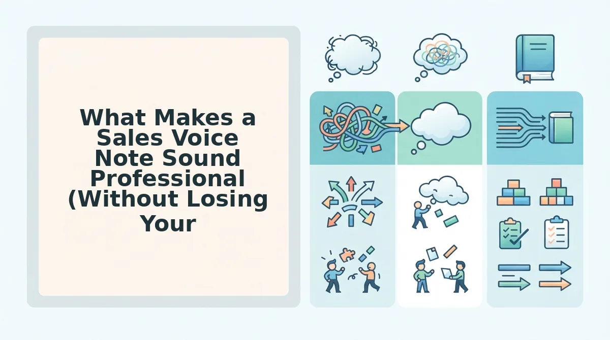 What Makes a Sales Voice Note Sound Professional (Without Losing Your Voice)