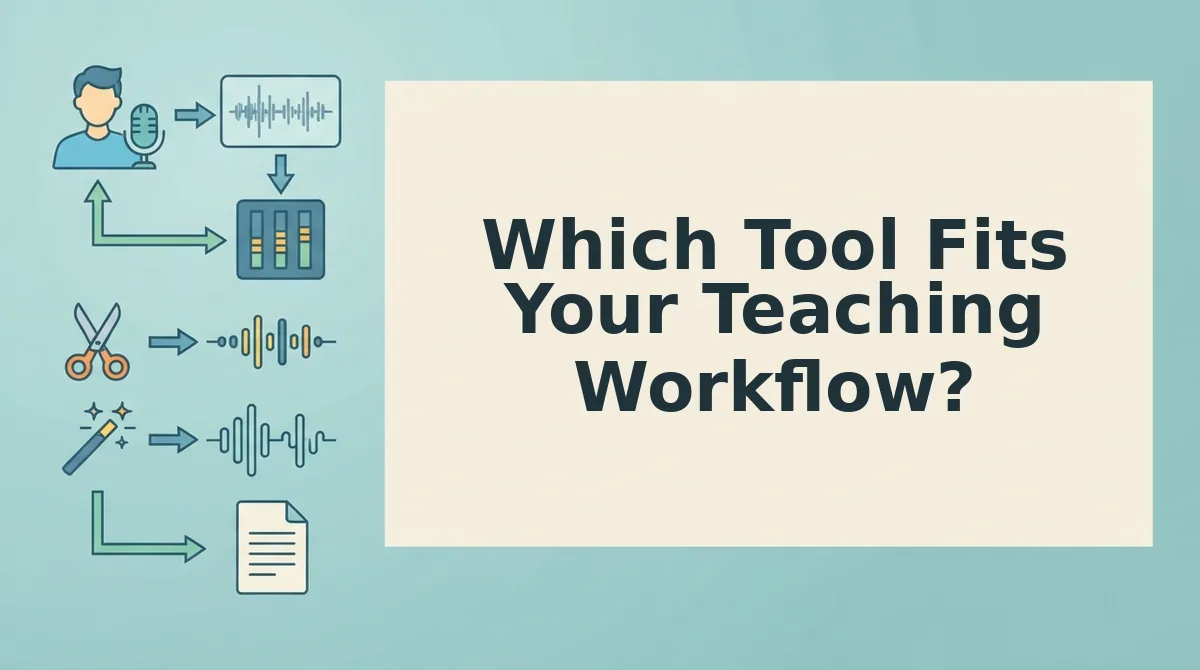 Which Tool Fits Your Teaching Workflow?