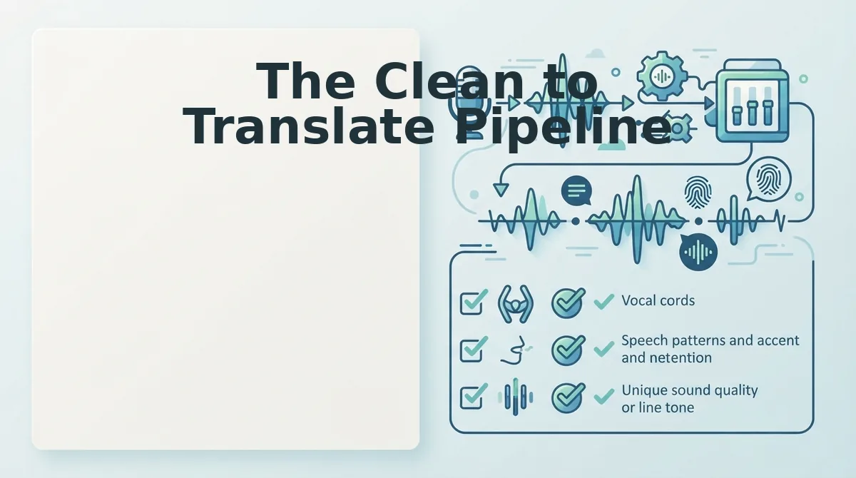 The Clean to Translate Pipeline