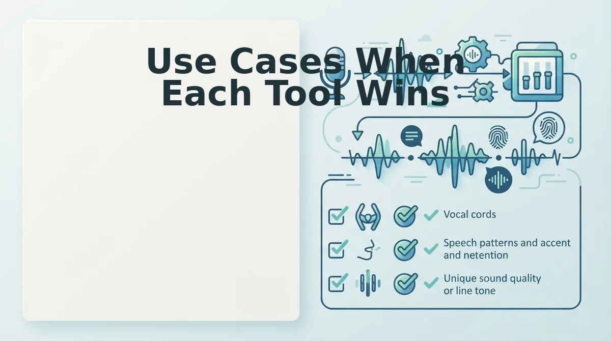 Use Cases When Each Tool Wins