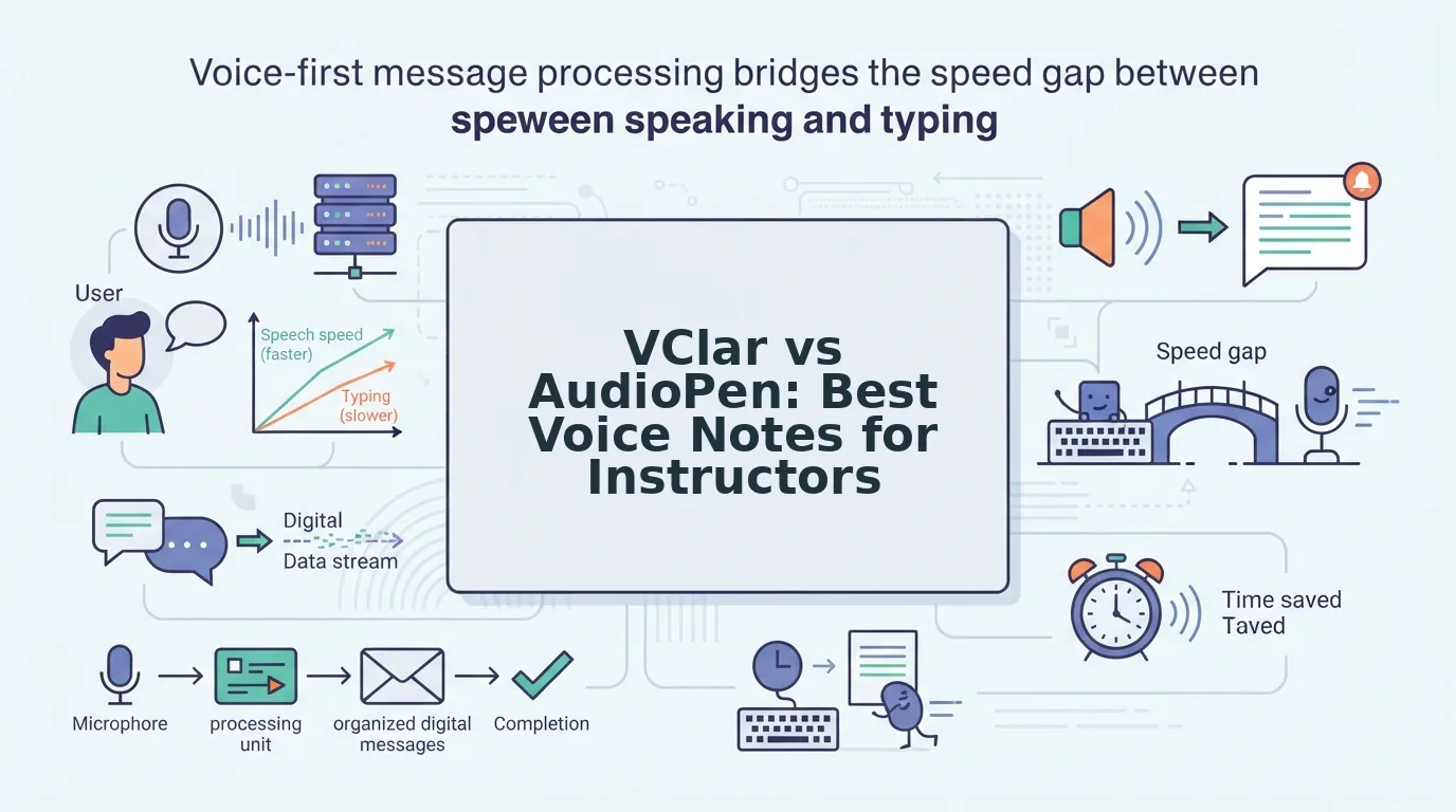 VClar vs AudioPen for Course Instructors Recording Notes
