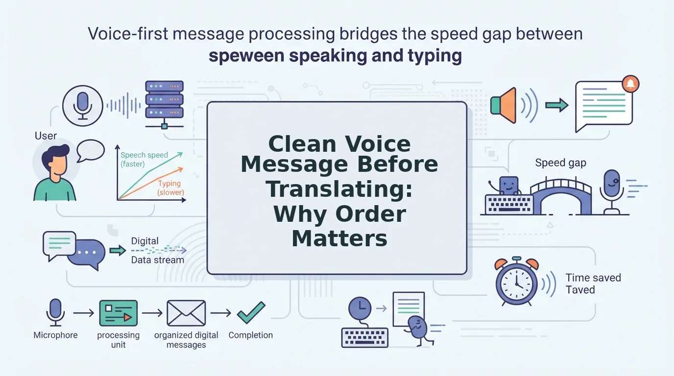 How to Clean a Voice Message Before Translating It