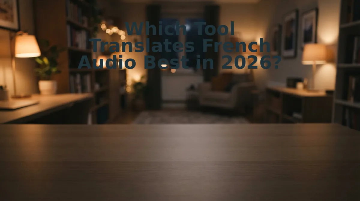 Which Tool Translates French Audio Best in 2026?