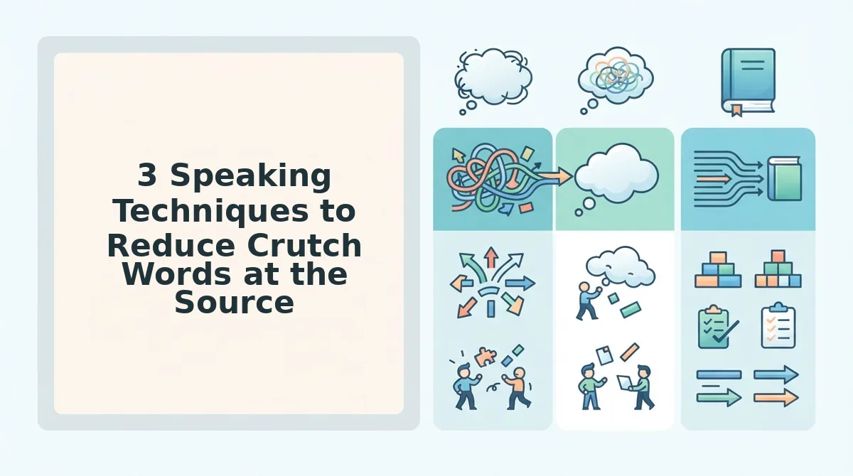 3 Speaking Techniques to Reduce Crutch Words at the Source