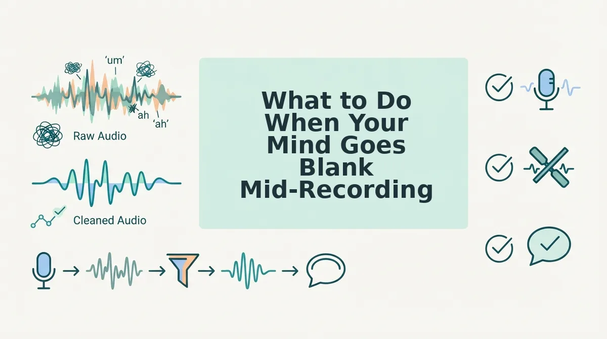 What to Do When Your Mind Goes Blank Mid-Recording