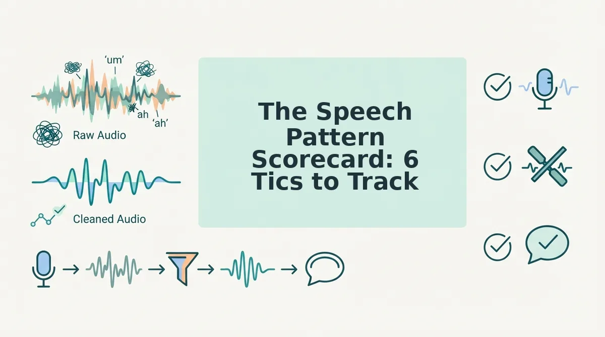 The Speech Pattern Scorecard: 6 Tics to Track
