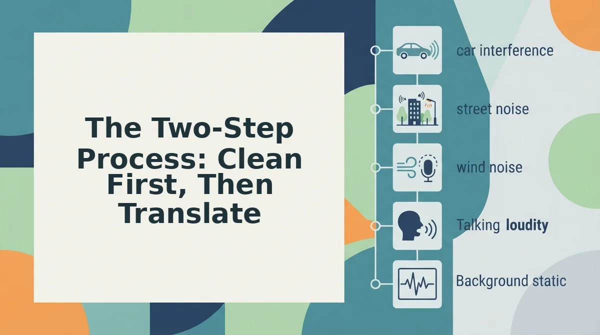 The Two-Step Process: Clean First, Then Translate
