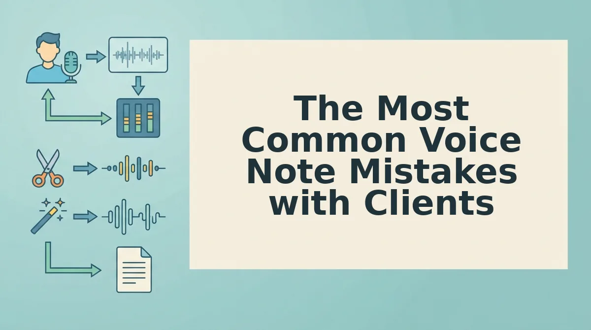 The Most Common Voice Note Mistakes with Clients