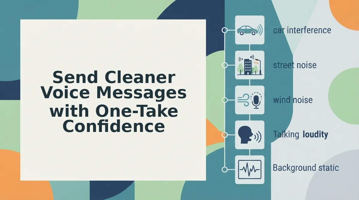 Send Cleaner Voice Messages with One-Take Confidence