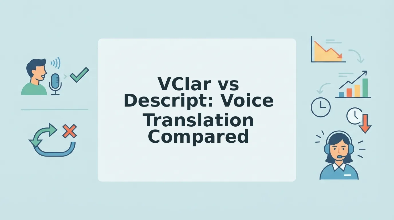 VClar vs Descript for Voice Translation in Quick Memos