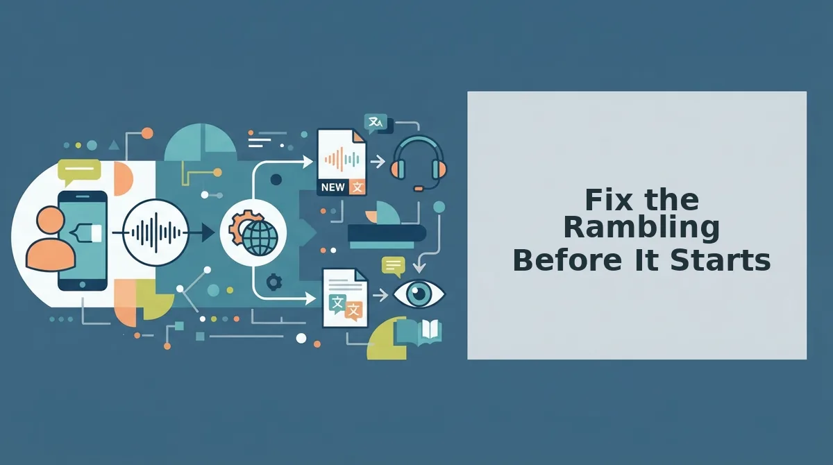 Fix the Rambling Before It Starts