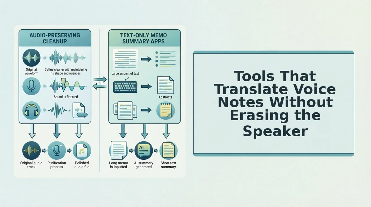 Tools That Translate Voice Notes Without Erasing the Speaker