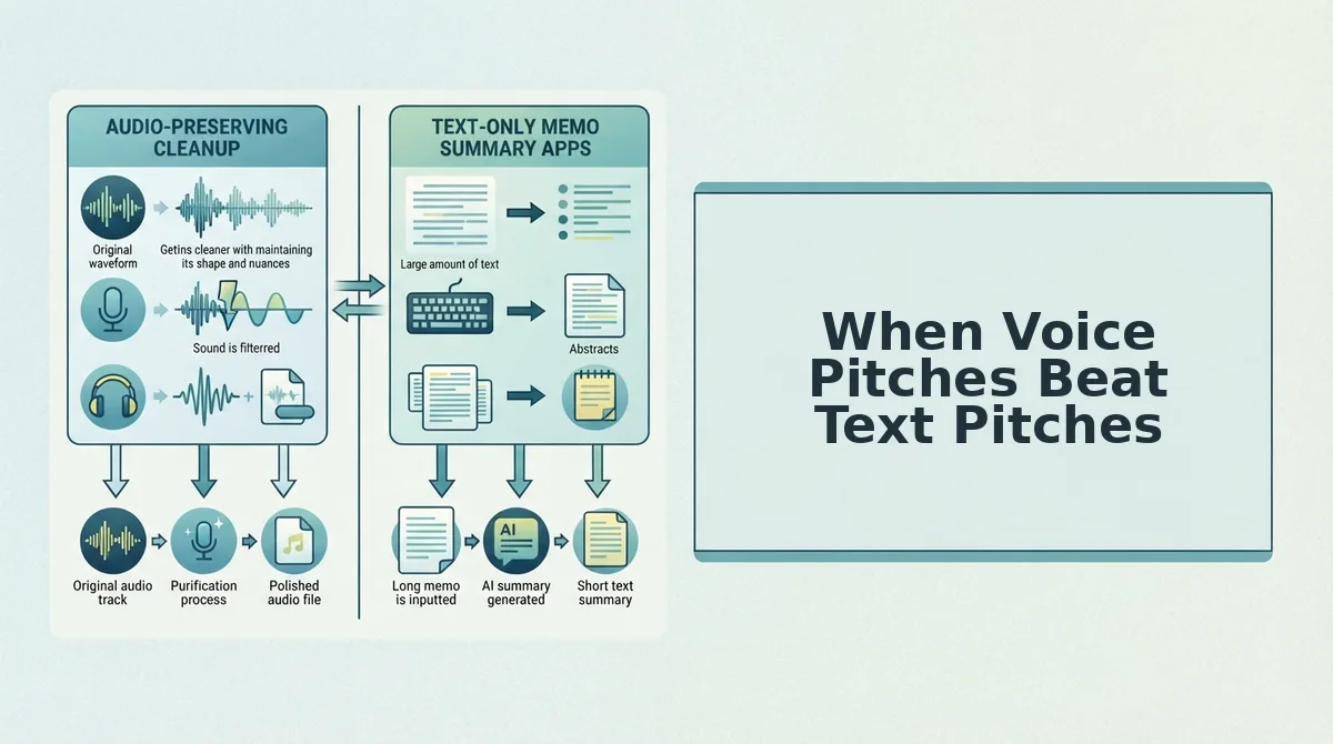 When Voice Pitches Beat Text Pitches