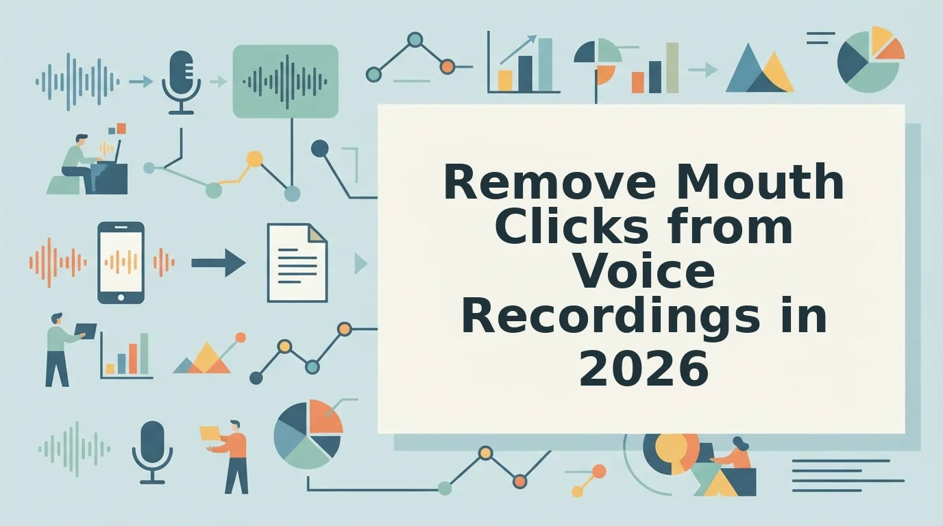 How to Remove Mouth Clicks From a Voice Recording