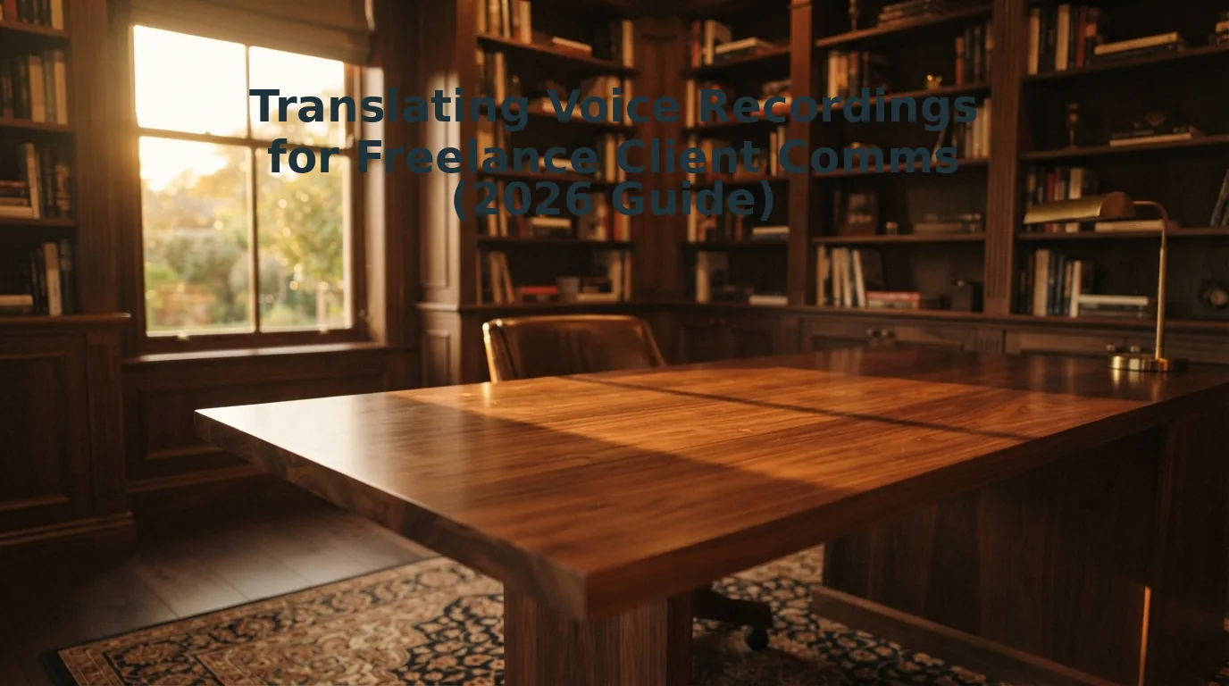 Translating Voice Recordings for Freelance Client Comms