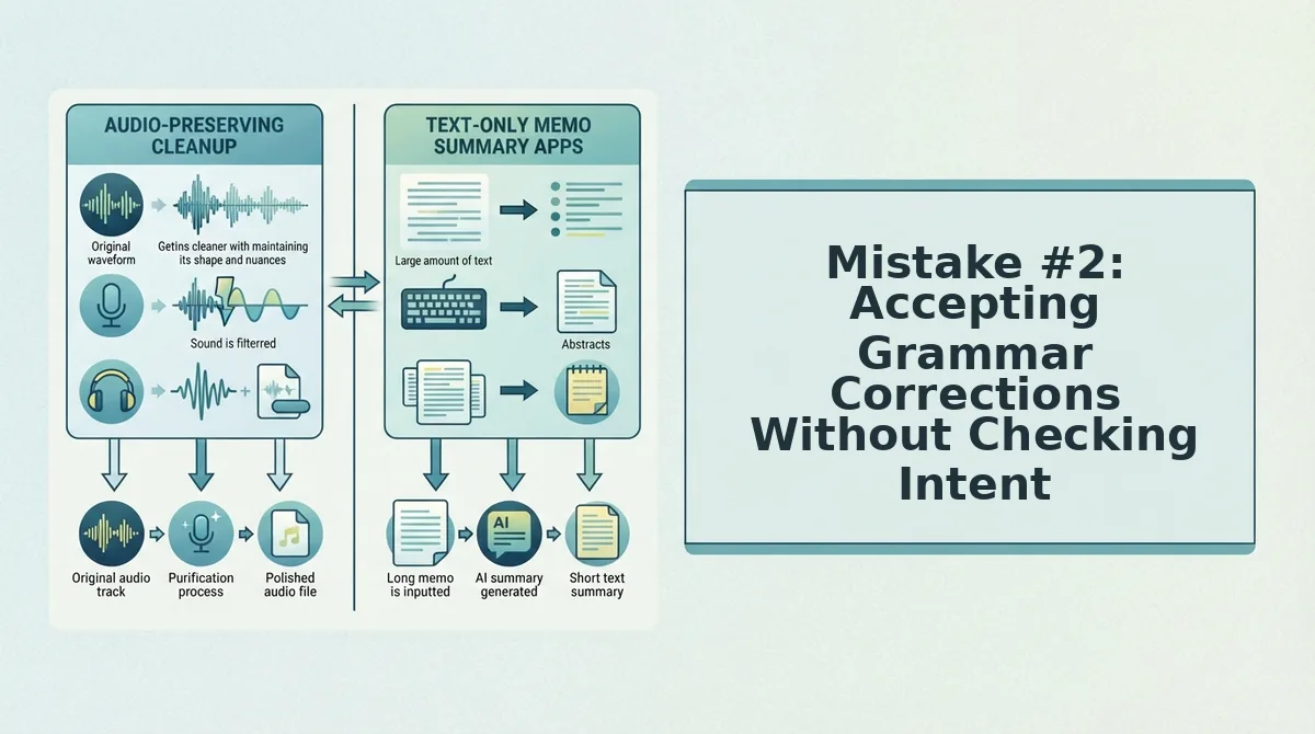 Mistake #2: Accepting Grammar Corrections Without Checking Intent