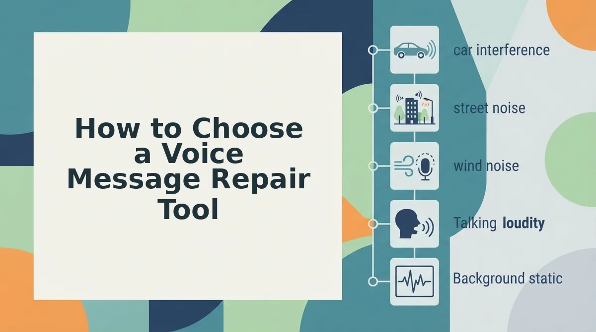 How to Choose a Voice Message Repair Tool